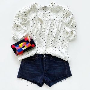 Current Air Spotted Blouse